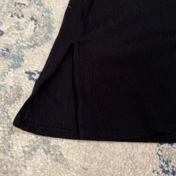 New W Tags Xhilaration Black Embroidered Top / Bathing Suit Coverup - Picture 14 of 14